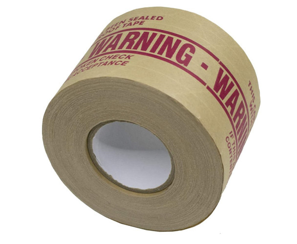 Water Activated Reinforced Kraft Paper Tape, Environmentally Friendly Printing Logo 70mm X 50yards
