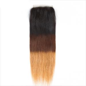 China No Shedding 4x4 Lace Closure Straight High Grade 4x4 Silk Base Closure wholesale