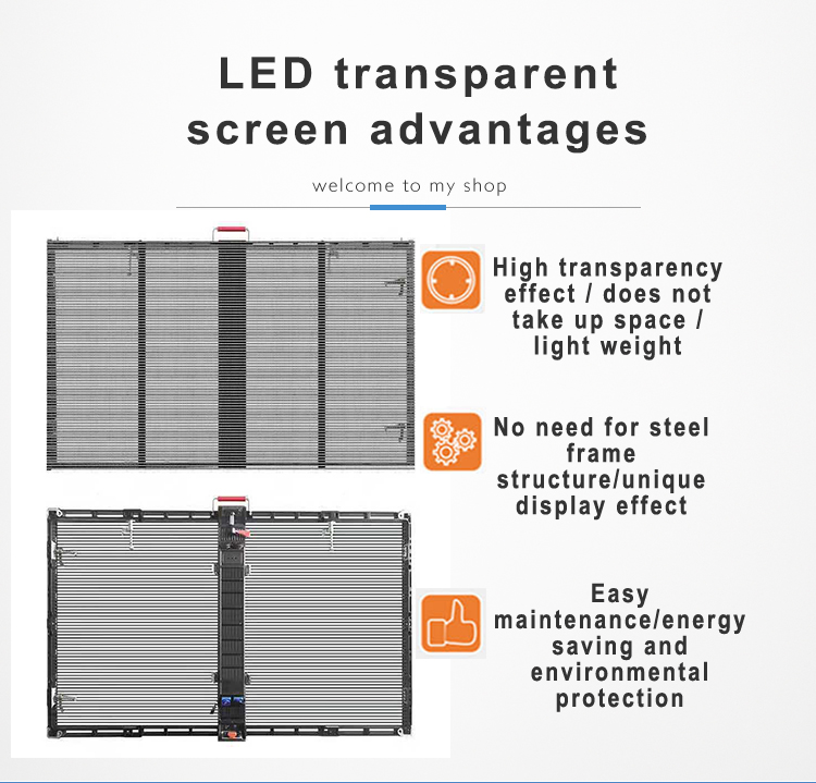 Full Color Glass LED Display With 800cd High Brightness And 100000 Hours Lifespan