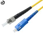 SC-ST UPC SX Fiber Optic Patch Cord 3M Customized Length / Cable Diameter