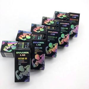 China Glossy Lamination Hologram 10ml Vial Boxes 6x2.5x2.5cm wholesale