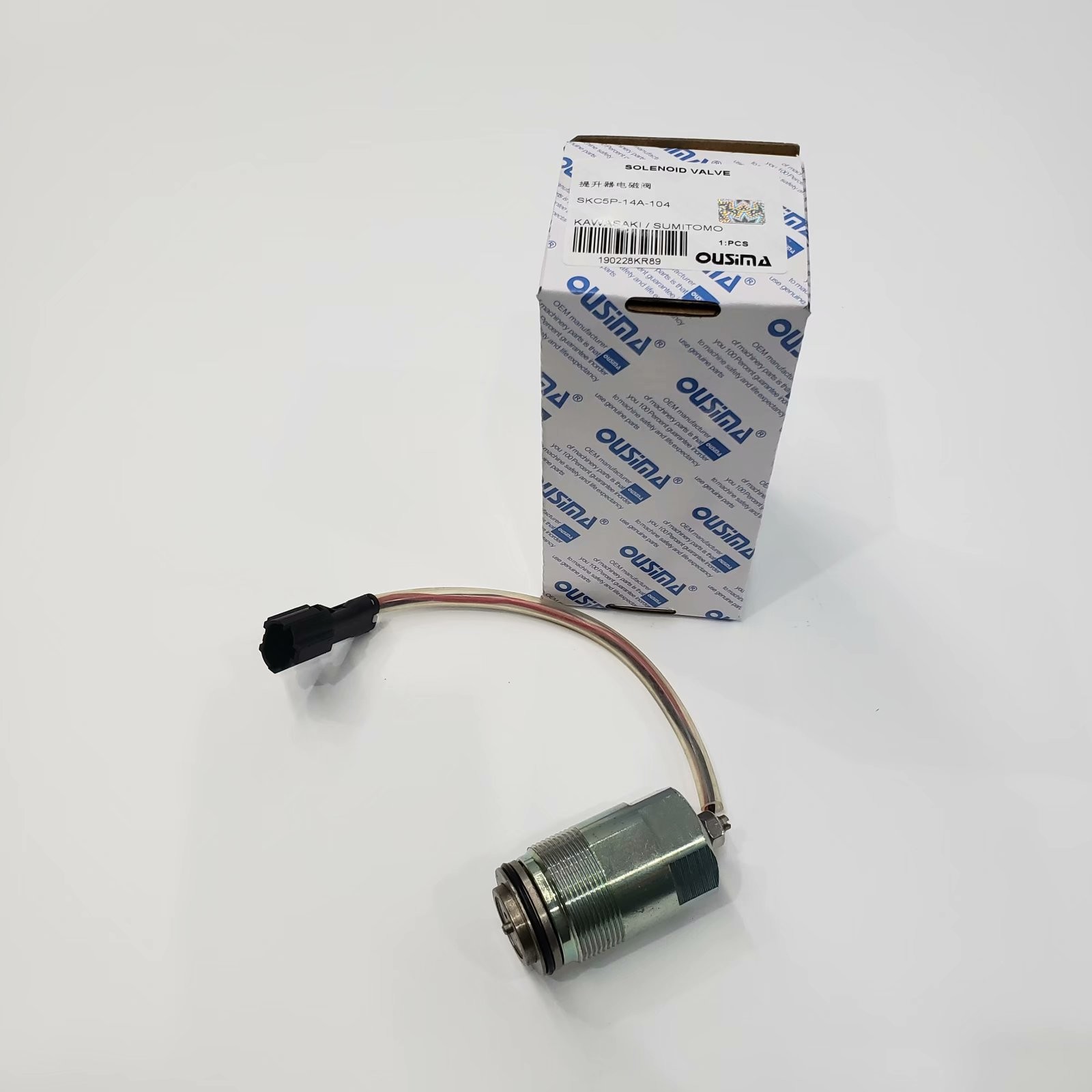 OUSIMA Hydraulic Pump Control Solenoid Valve SKC5P-14A-104 For KAWASAKI SUMITOMO