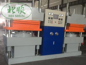 China 300 Ton Pressure Double Station Flat Plate Vulcanizing Press For Production Rubber Product wholesale