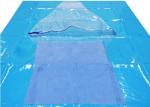 Sterilely Disposable Medical Drapes Gynecology Baby Birth Perineal Blue Green