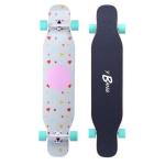 8 Layers Natural Maple Complete Freestyle Longboard Dancing Skateboard High