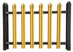 2.75m Height Yellow Powder Coated Odm Metal Palisade Fencing