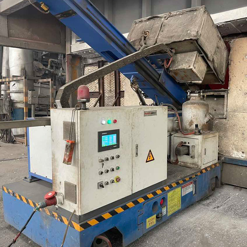 Adjustable Rotary Degassing Unit For Refined Gas Pressure MPa And ≤5mm Refining Flux Particle Size At 50Hz Frequency