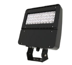 China Black Commercial LED Flood lights 100 - 277V Structural IP65 Waterproof Anti Shock wholesale