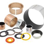 CuSn8 Metallic Perforated Flanged Bronze Bushings FB092