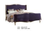 New Classic design of Luxury house furniture Fabric Queen size Bed by Golden