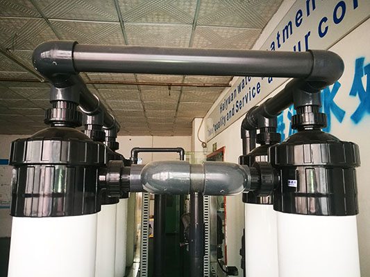commercial Ultrafiltration Systems Water Treatment 2.2KW 10TPH