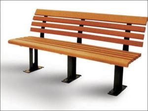 China China LFurniture Metal Frame Wooden Bench with Back Plans-12 wholesale