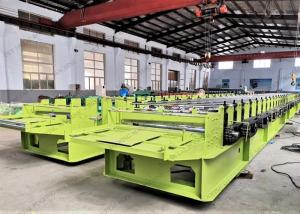 China 50Hz Metal Deck Roll Forming Machine 15kw Floor Deck Machine wholesale