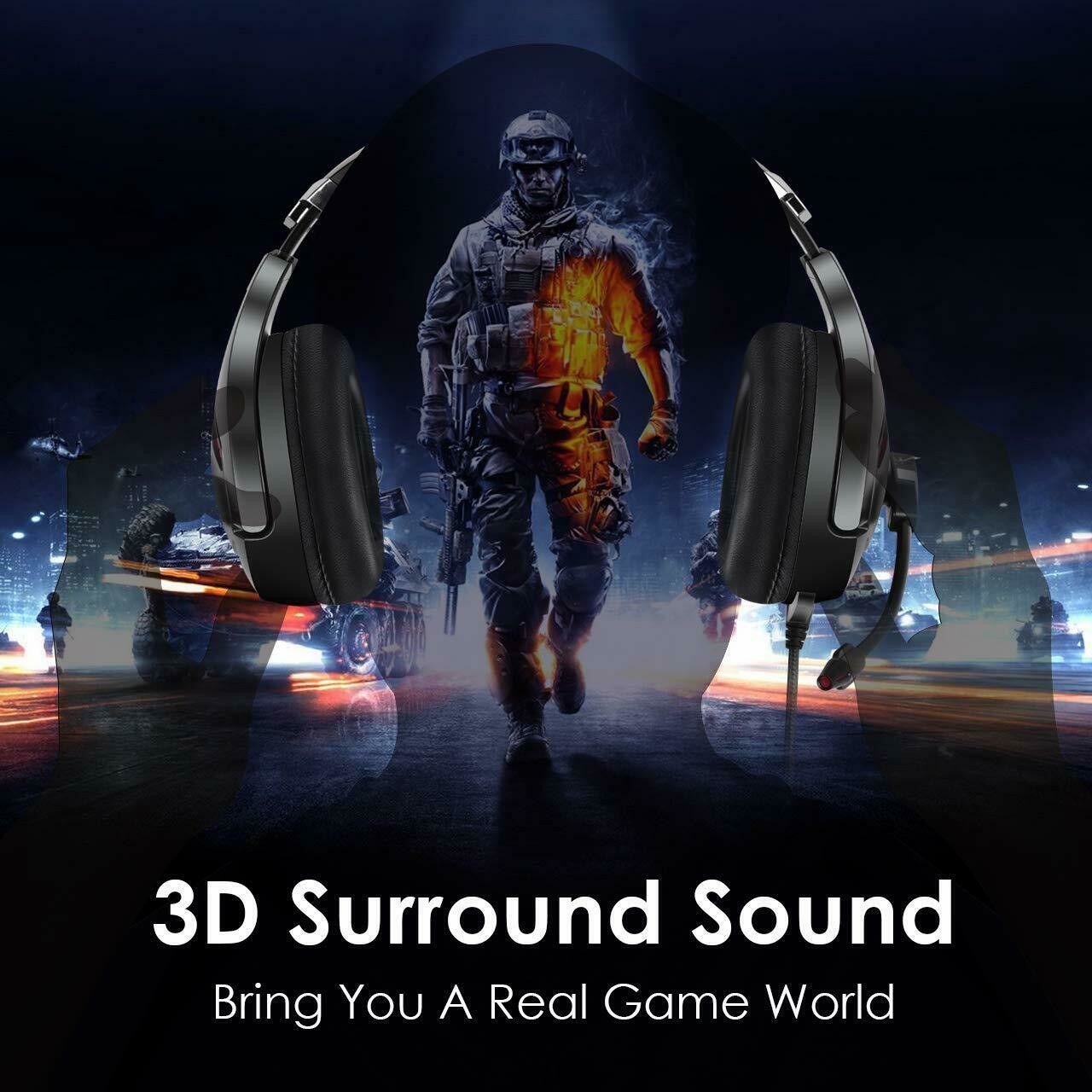 Noise Cancelling 117dB 2.2kohm Surround Sound Gaming Headset