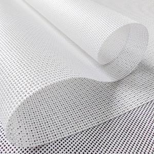 China 0.45mm Flame Retardant PVC Coated Mesh Fabric For Windows wholesale