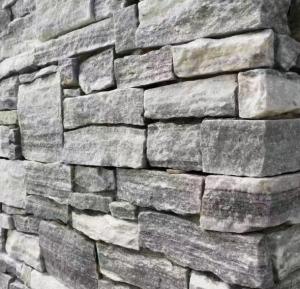 China Exterior Cloudy Gray Quartzite Stack Ledge Stone wholesale