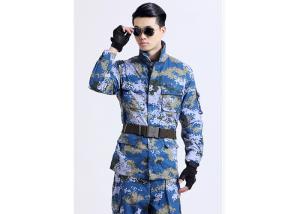 China Multi Pocket Double Buckle Army Military Uniforms For Men Anti - Wrinkle Durable wholesale
