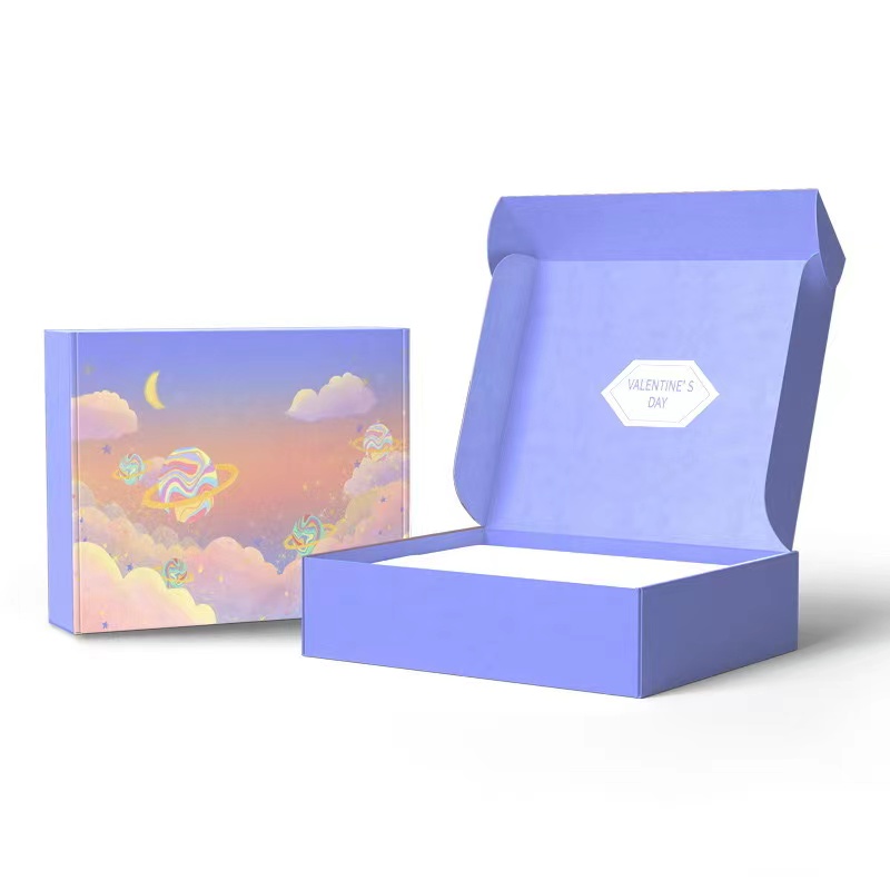 Customized Corrugated Material Paper Gift Box for Large Quantity Shipping and Mailing