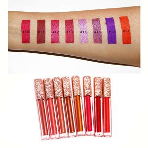 China Waterproof Nude Vegan High Pigment Glossy Liquid Lipstick wholesale