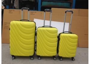 China Colorful Carry On ABS Trolley Luggage Zipper Framed Waterproof With Iron Trolley wholesale