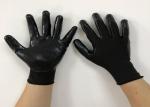 Durable Nitrile Coated Work Gloves 13 Gauge Seamless OEM / ODM Service