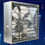 1380x1380mm Galvanized Steel Sheets Exhaust Fans Agriculture Small Greenhouse