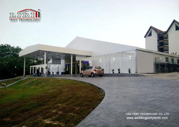 Transparent Marquee Tent With Solid Glass Wall For Promotion Show with Solid