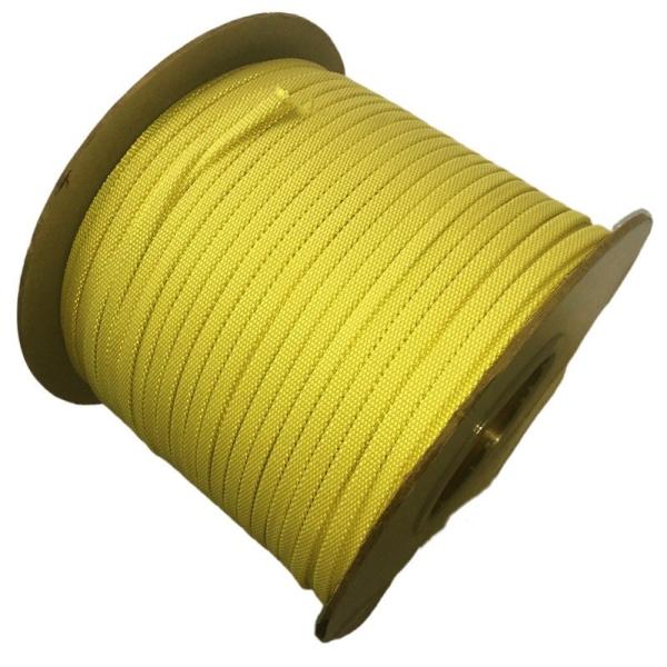 Customized size of Fireproof double braided aramid rope for wholesale for Glass