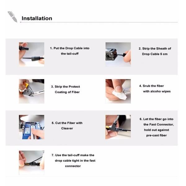 OMC FTTH 1550nm 900 Micron Sc Apc Optical Fiber Connector