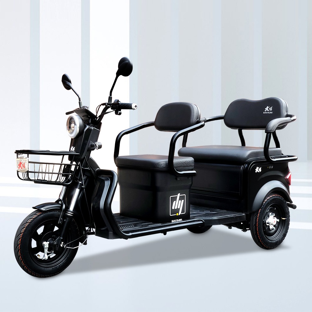 Voltage 48V Electric Trike Scooter Three Wheel Motorized Driving Type Tricycle