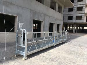China Powered galvanized steel ZLP800 7.5meters 800kg window cleaning suspended platform wholesale