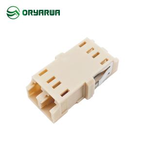 China Welded Molding Duplex LC Fiber Optic Adapter For Data Centre wholesale
