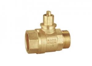 China 3 Port DN15 Motorized Electric Brass Ball Valve Stuck Open PN16 wholesale