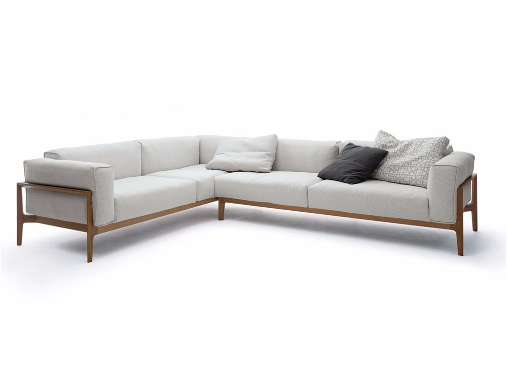 European Modern Simple Style 2018 Latest Living Room Furniture Fabric or Leather Sectional Sofa Sets
