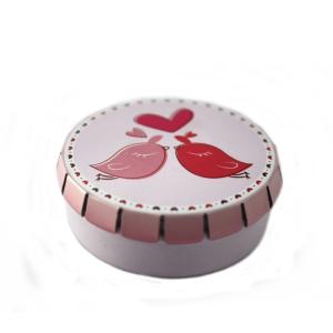 China Small Round Metal Click Clack Box for Chocolates wholesale