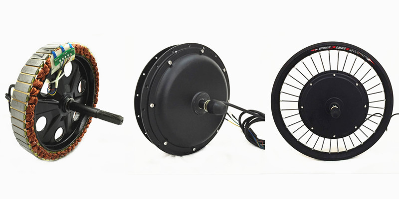 High Efficiency Electric Bike Hub Motor , 48v 750w Brushless Hub Motor For Bicycle