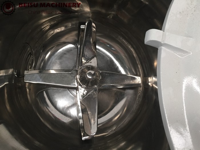 PVC / PE / PP Plastic Mixer Machine SHR-100L 650 / 1300rpm Main Shaft Speed
