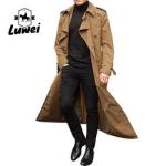 Fashion Chaquetas Windbreaker Erkek Ceket Mens Utility Trench Abrigo Largo
