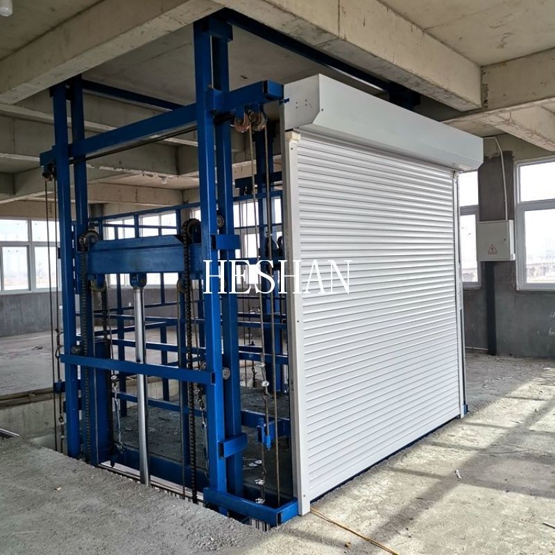 3000kg Wall Mounted Cargo Lift Warehouse Heavy Goods Lift Elevator