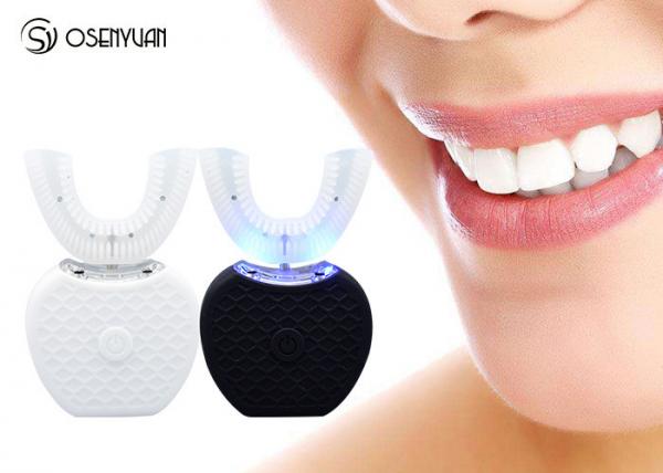Quality Intelligent Fully Automatic Toothbrush , Ultrasonic 360 Degree Whitening Automatic Teeth Brusher for sale