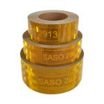 Outdoor SASO 2913 Reflective Tape strips Yellow Orange OEM