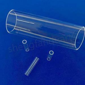 China Transparent Large Diameter Clear Fused Silica Quartz Tube wholesale