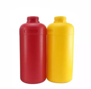 China 1L Plastic Chemical Bottle Ink Empty Chemical Storage Bottles With Caps wholesale