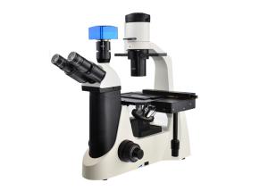 China Trinocular Phase Contrast Inverted Optical Microscope 10x 20x 40x wholesale