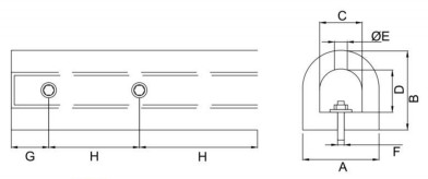 Customized Size D Type Fender