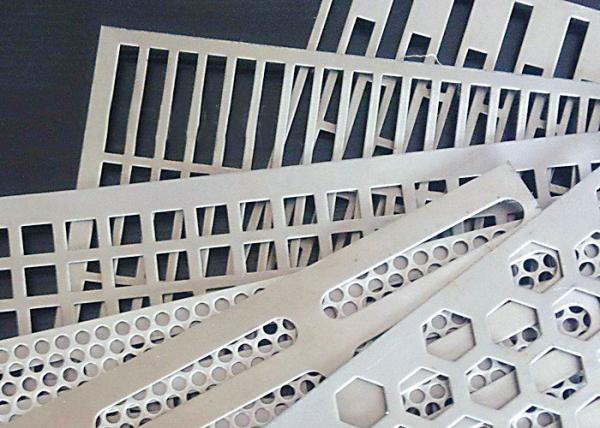 Round Square Hexagonal 304 Stainless Steel Punched Metal Sheet Customizable Hole
