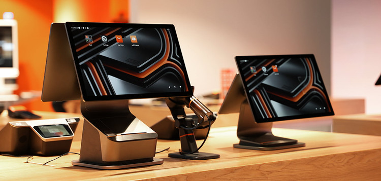 High Efficient Touch Screen Cash Register NFC With 10.1 Secondary Display