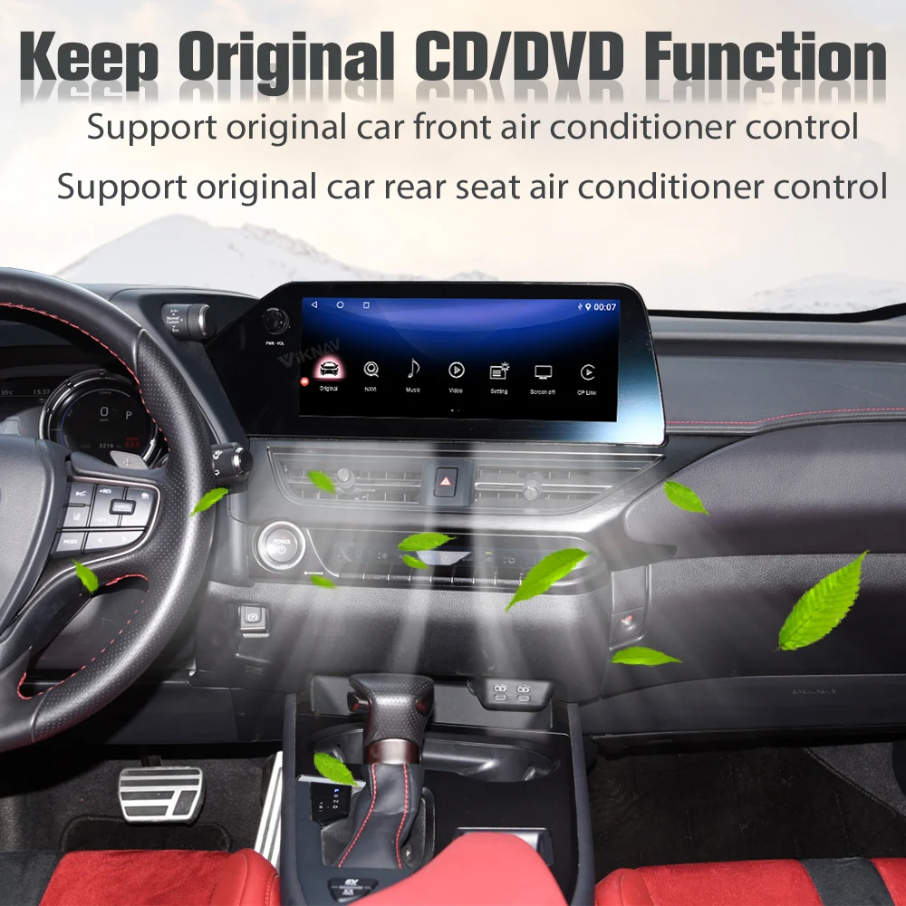 Carplay Car Video interface For LEXUS UX 2019-2021 Android system interface with screen touchpad and 360 AHD(128GB)