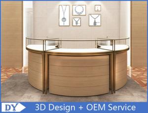 China Luxury 3D Design Jewellery Display Cabinets For Shops / Glass Jewellery Display Cabinets wholesale