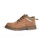Shengjie Steeltoe Embossed Cow Leather Low Cut Comfortable EVA Insole Metal